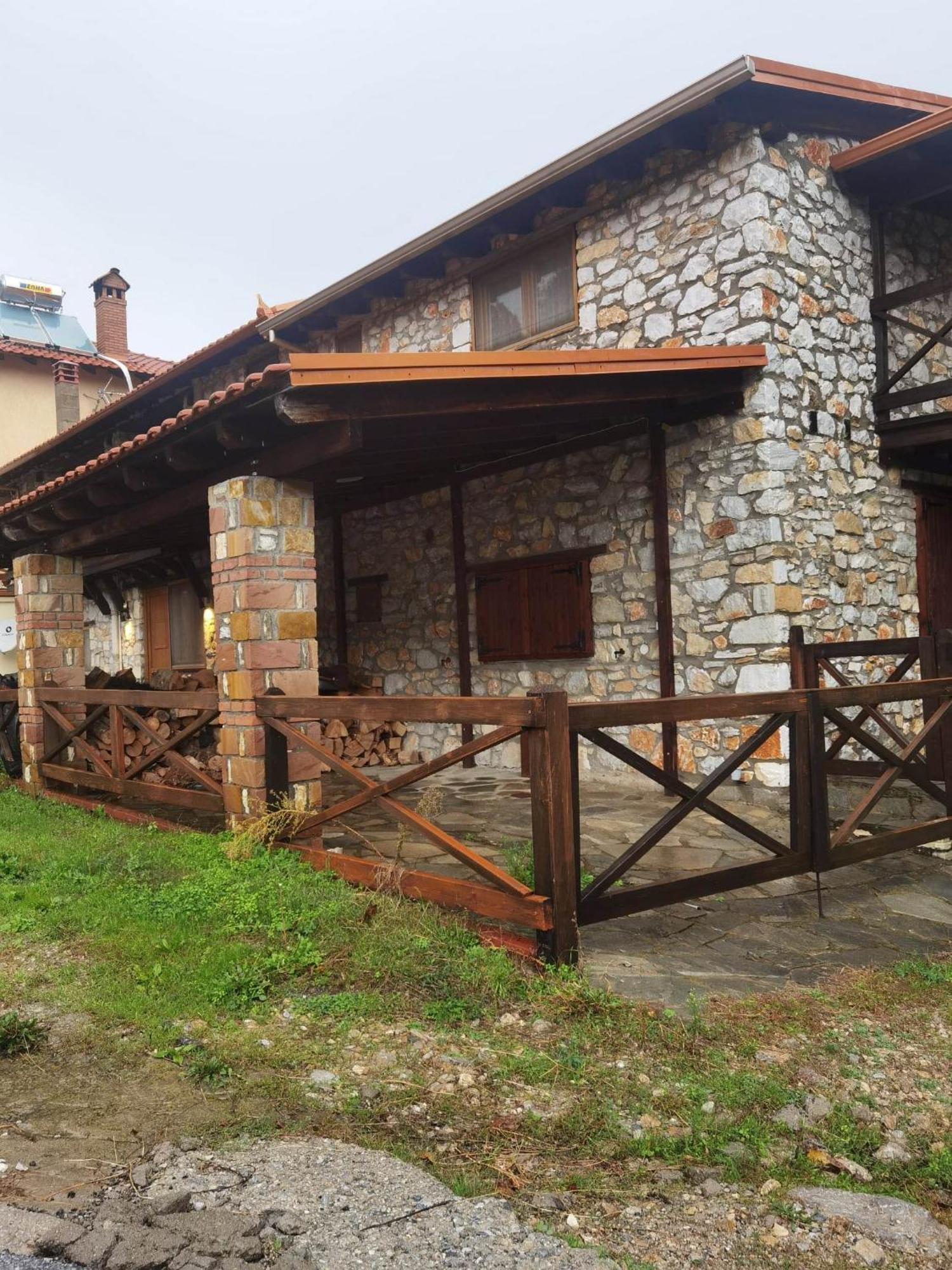 Traditional Stone Cottage In Palio Elatohori Eksteriør billede